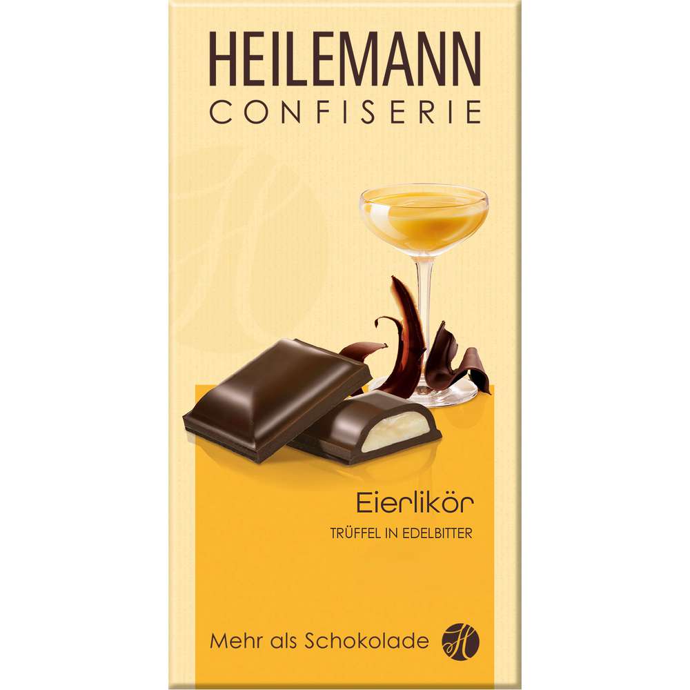 Produktabbildung Heilemann Tafelschokolade Eierlikör Trüffel