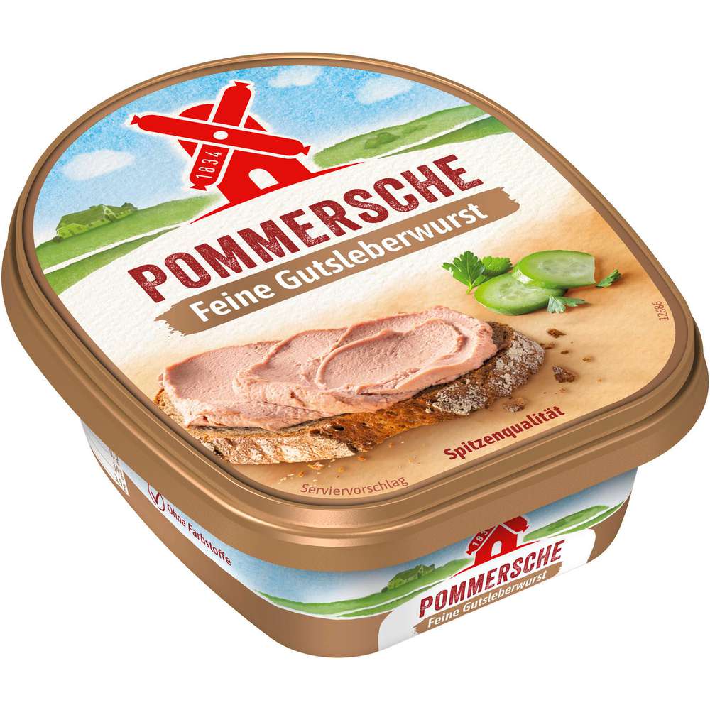 Produktabbildung Rügenwalder Mühle Pommersche Gutsleberwurst, fein