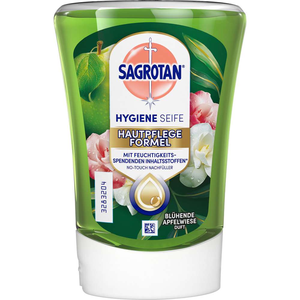 Produktabbildung Sagrotan Flüssige Handseife Nachfüllpack, grüner Apfel & Jasminblüte