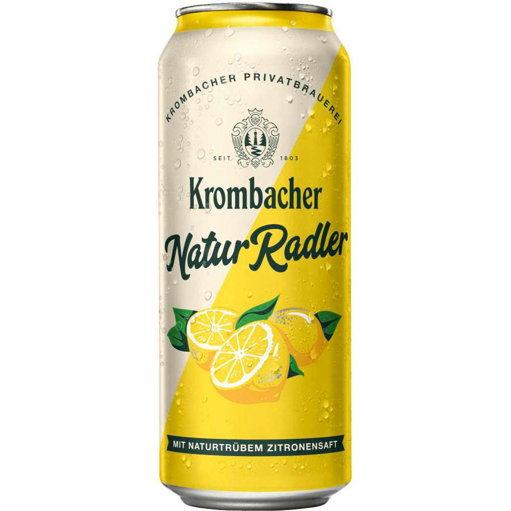 Produktabbildung Krombacher Biermischgetränk, Radler 2%