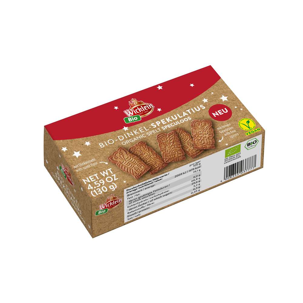 Produktabbildung Wicklein Bio Dinkel-Spekulatius vegan