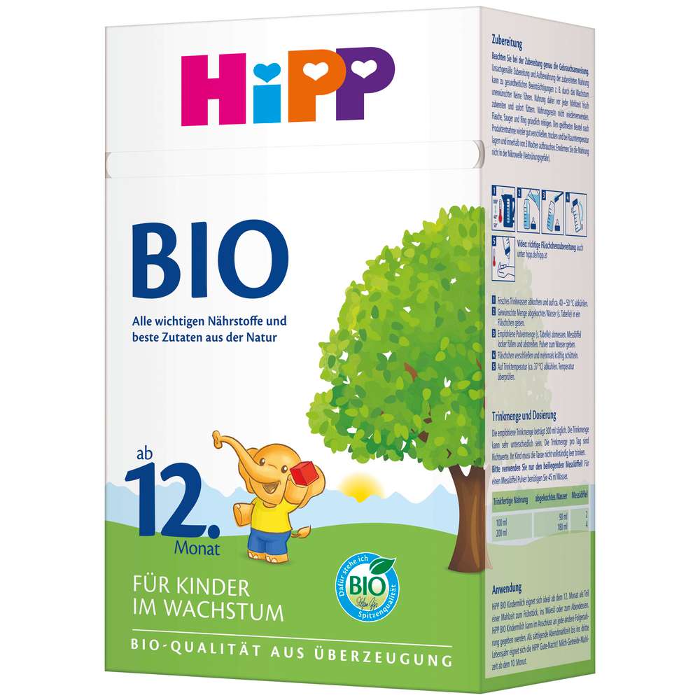 Produktabbildung Hipp Bio Kindermilch, ab dem 12. Monat