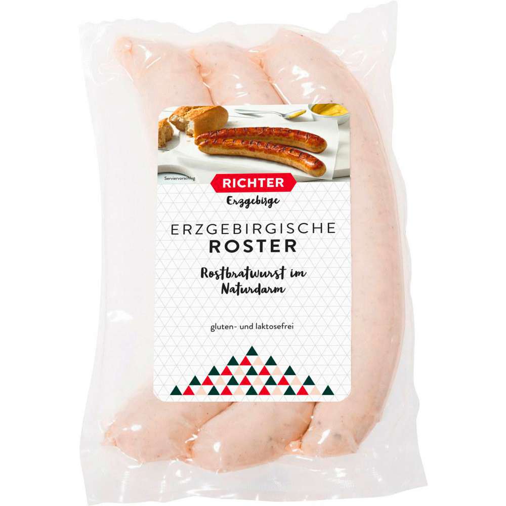 Produktabbildung Richter Rostbratwurst, Grobe Roster