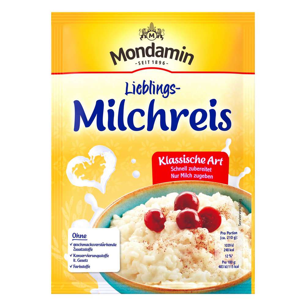 Produktabbildung Mondamin Milchreis, Klassische Art