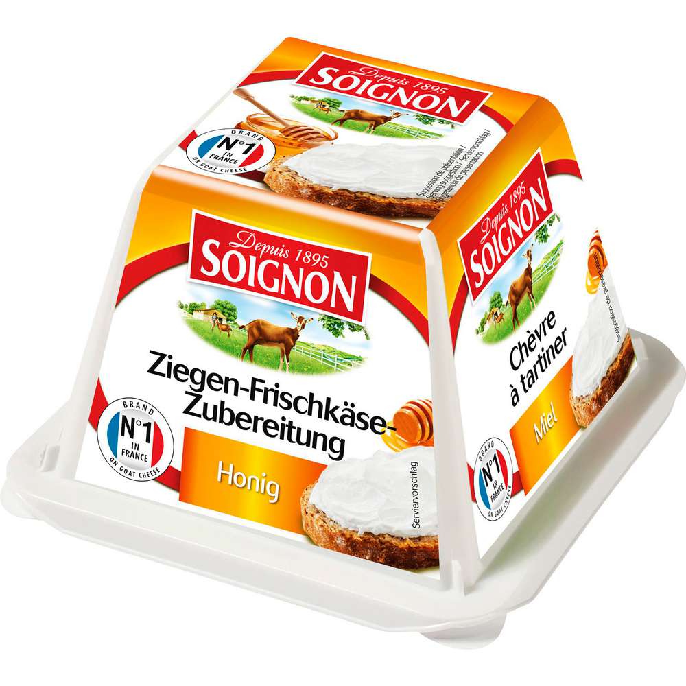 Produktabbildung Soignon Ziegenfrischkäse, Honig