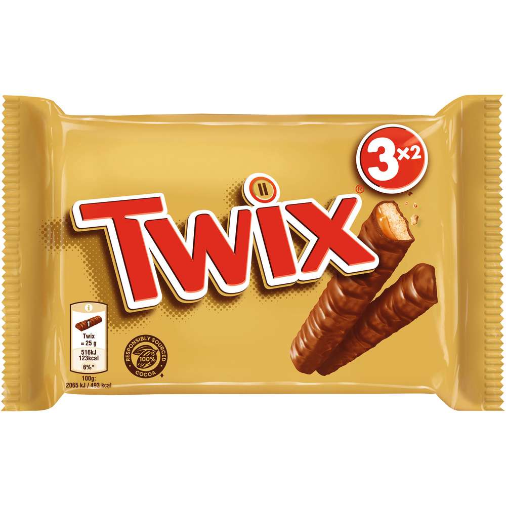Produktabbildung Twix Schoko-Karamell-Riegel
