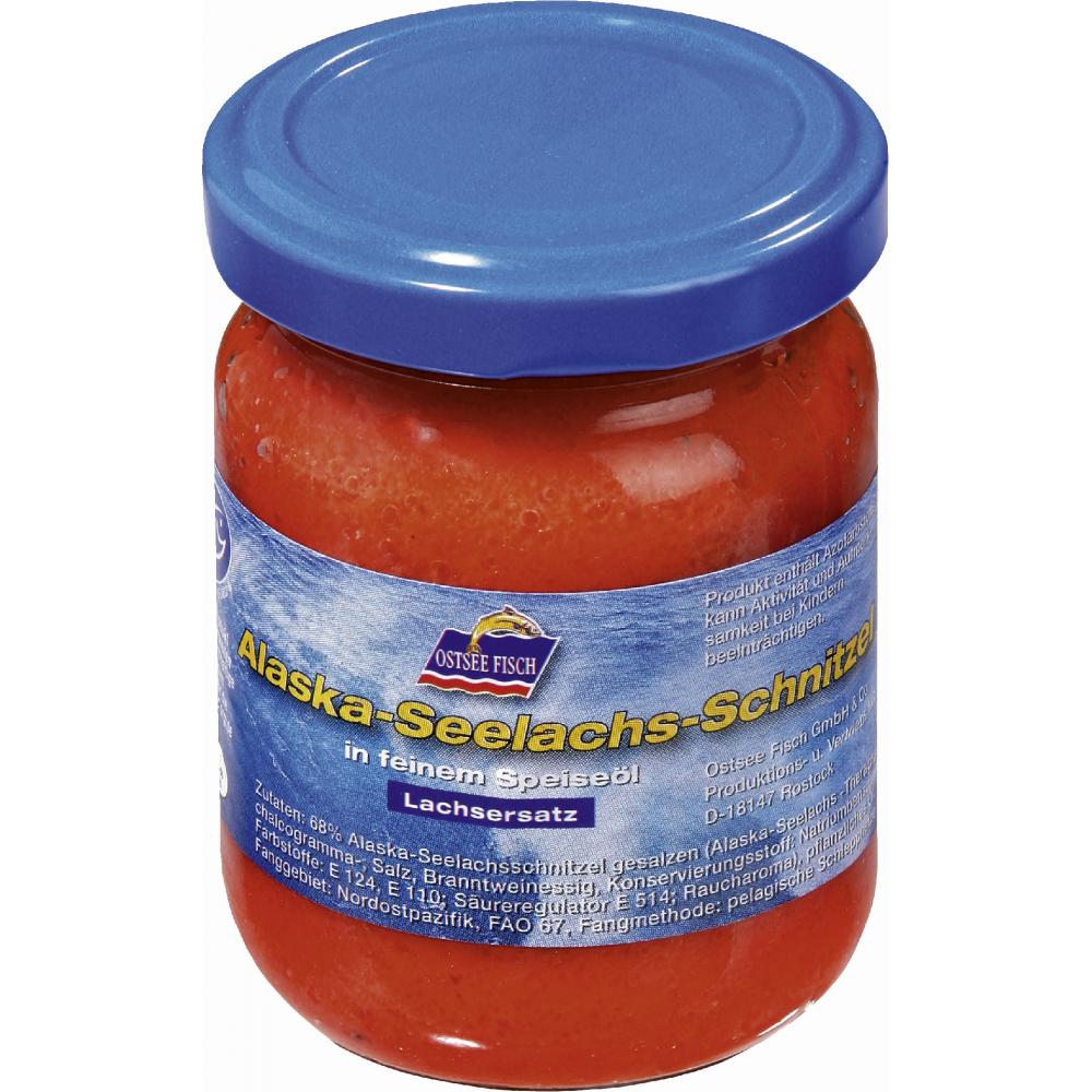 Produktabbildung keine Marke Ostsee Fisch AlaskaSeelachs-Schnitzel, 125 g