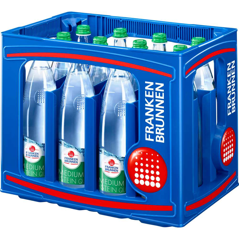 Produktabbildung Franken Brunnen Mineralwasser Hochstein Quelle, Medium (12x 0,750 Liter)