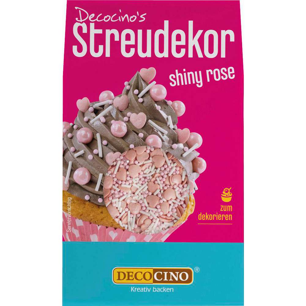 Produktabbildung Decocino Streudekor shiny rose