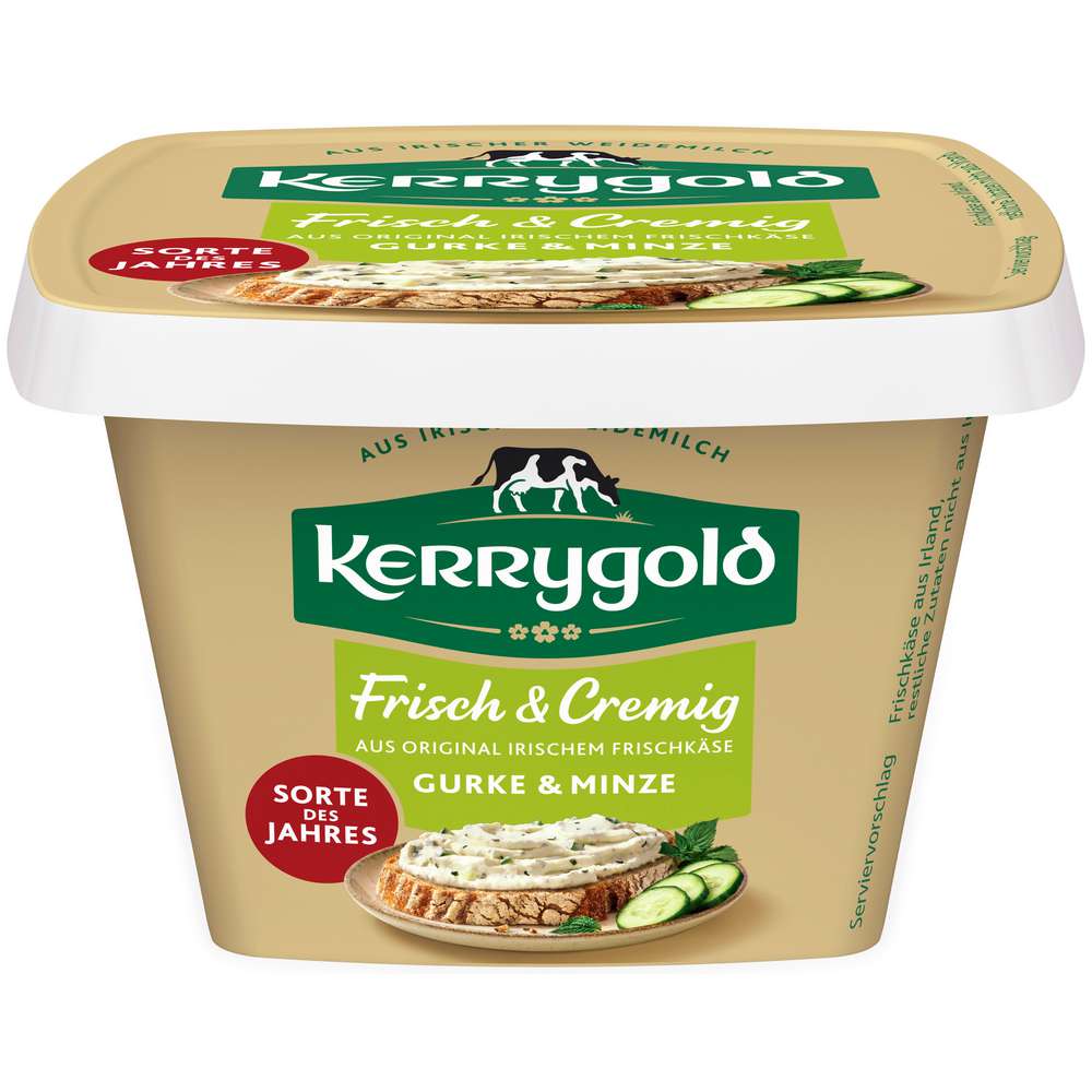 Produktabbildung Kerrygold Frischkäse Gurke & Minze
