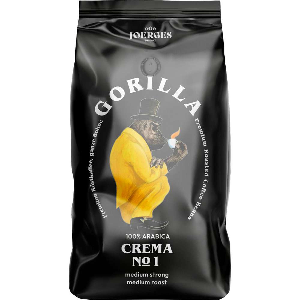 Produktabbildung Gorilla Espresso Crema No.1, ganze Bohne