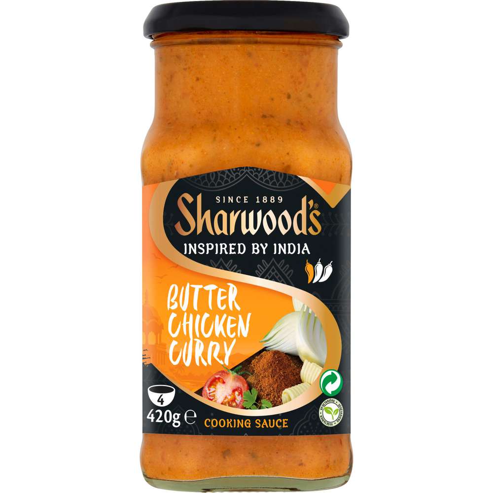Produktabbildung Sharwood's Butter Chicken Curry, Soße