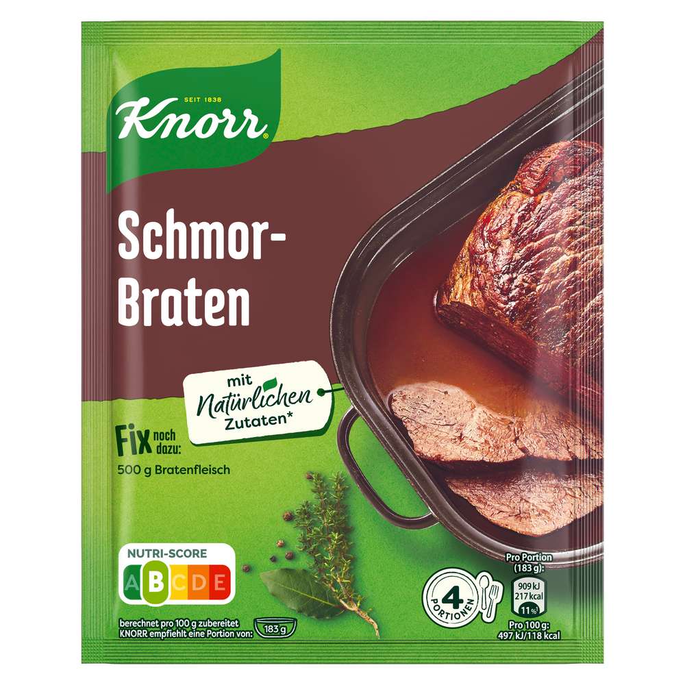 Produktabbildung Knorr Fix Würzmischung Schmorbraten