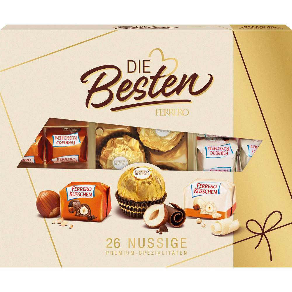 Produktabbildung Ferrero Die Besten Nuss Edition, Pralinen Mix