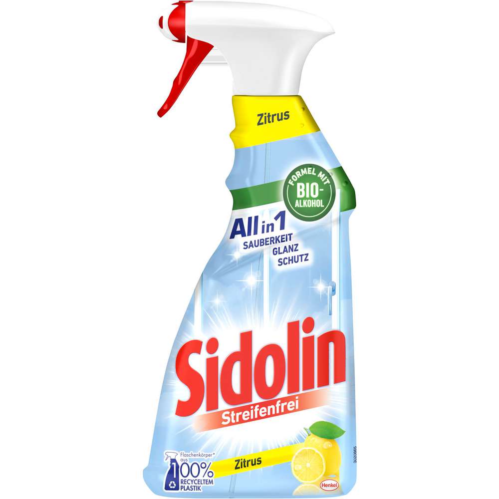 Produktabbildung Sidolin Glasreiniger, Streifenfrei Zitrus