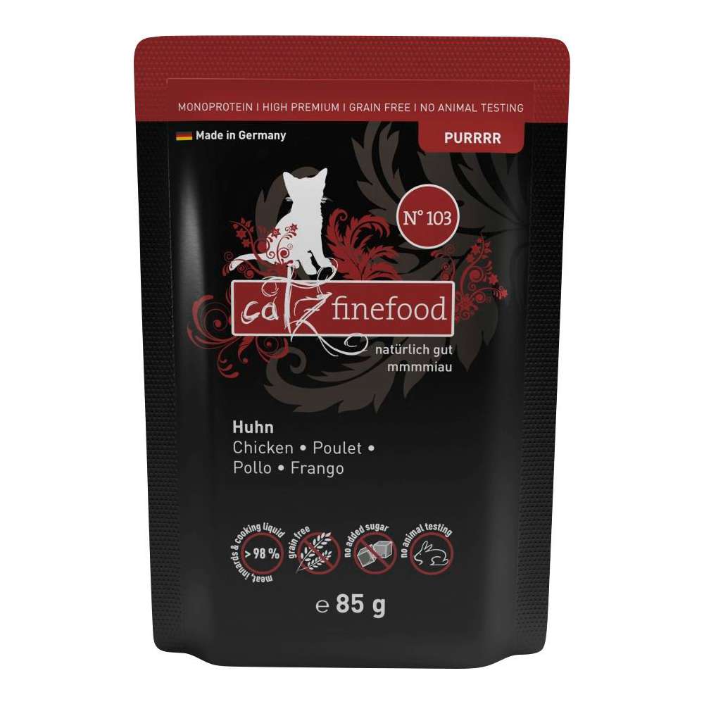 Produktabbildung catz finefood Katzen-Nassfutter Purrrr, N° 103, Huhn