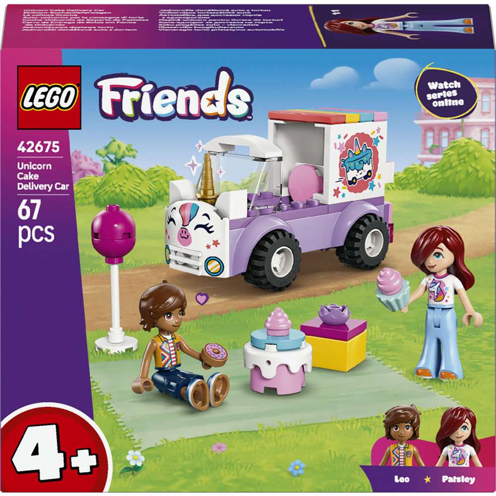Produktabbildung Lego LEGO Friends Einhorn-Kuchenlieferwagen 42675