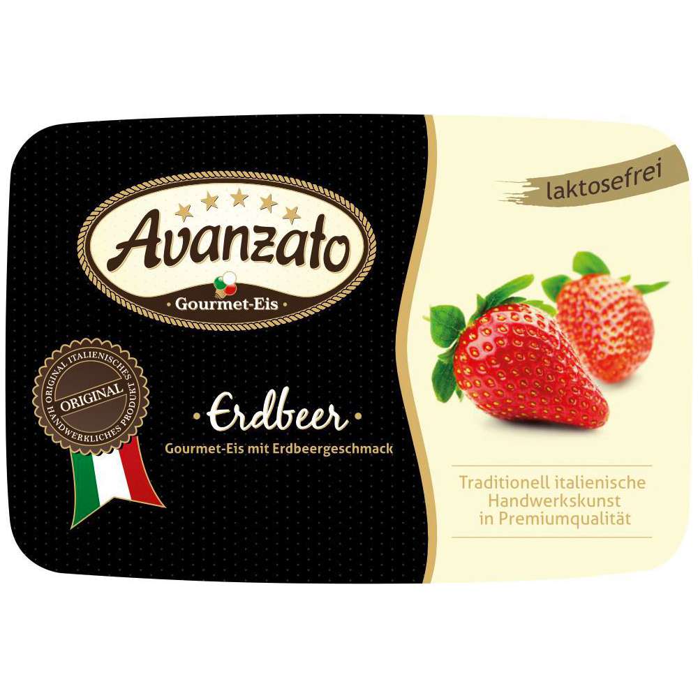 Produktabbildung Avanzato Eis, Erdbeere