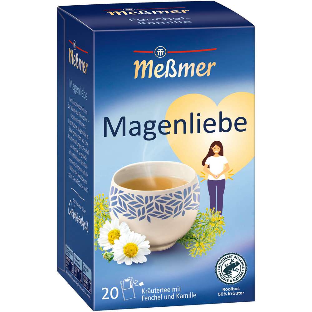 Produktabbildung Meßmer Tee Magenliebe, Kräuter mit Fenchel & Kamille