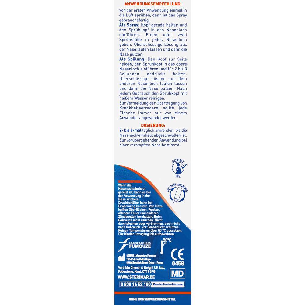 Produktabbildung Sterimar Nasenspray Verstopfte Nase 