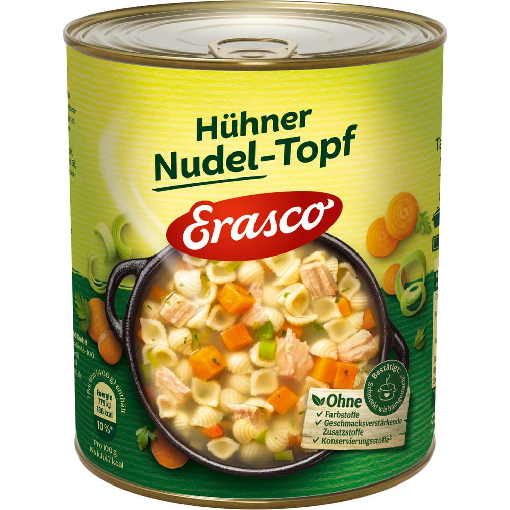Produktabbildung Erasco Hühner Nudel-Eintopf