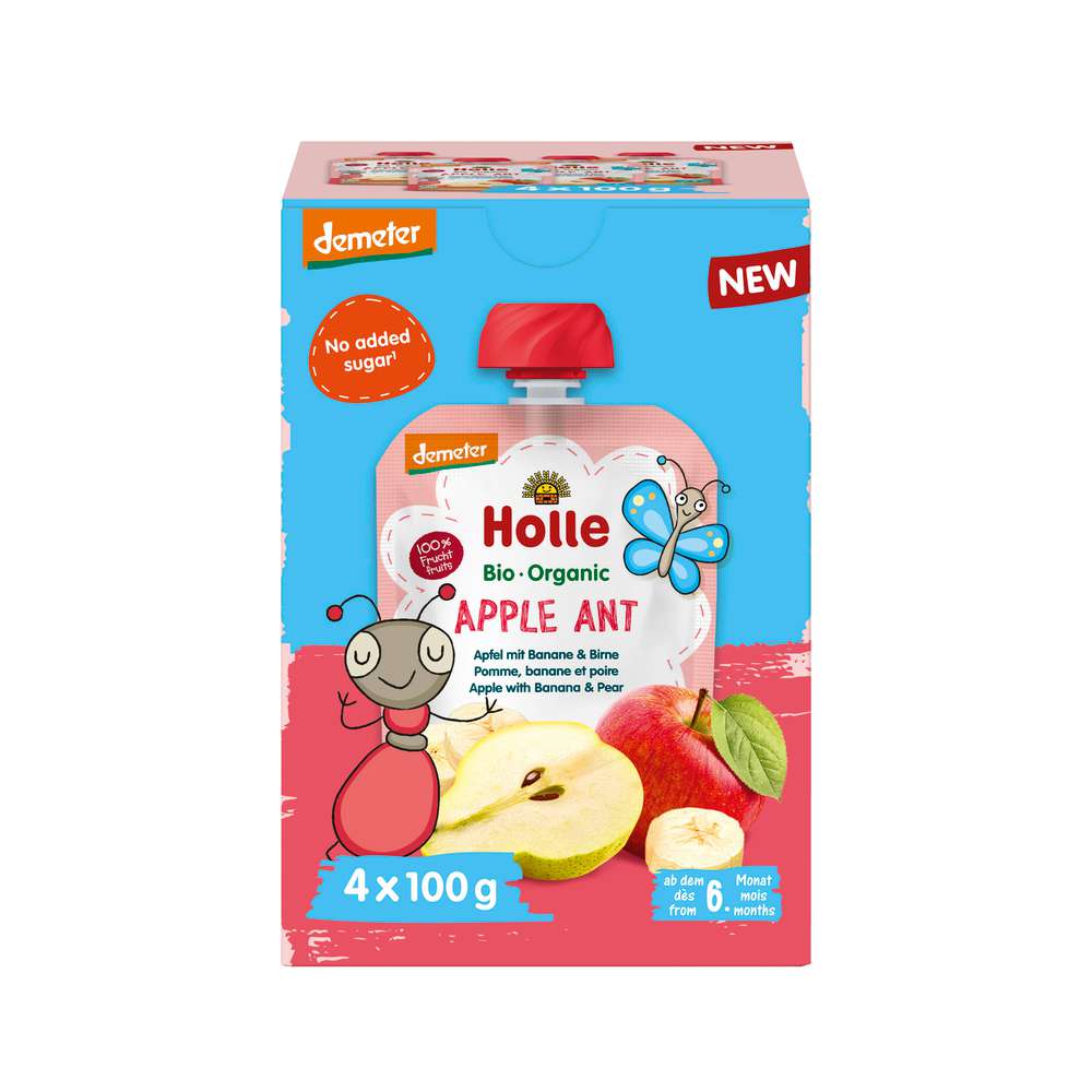 Produktabbildung Holle Demeter Fruchtquatsch, Apple Ant