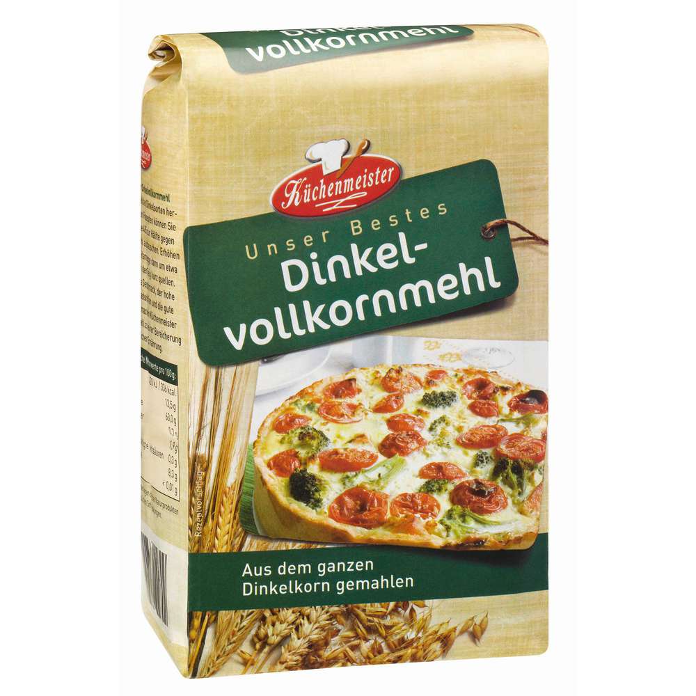 Produktabbildung Küchenmeister Dinkelvollkornmehl