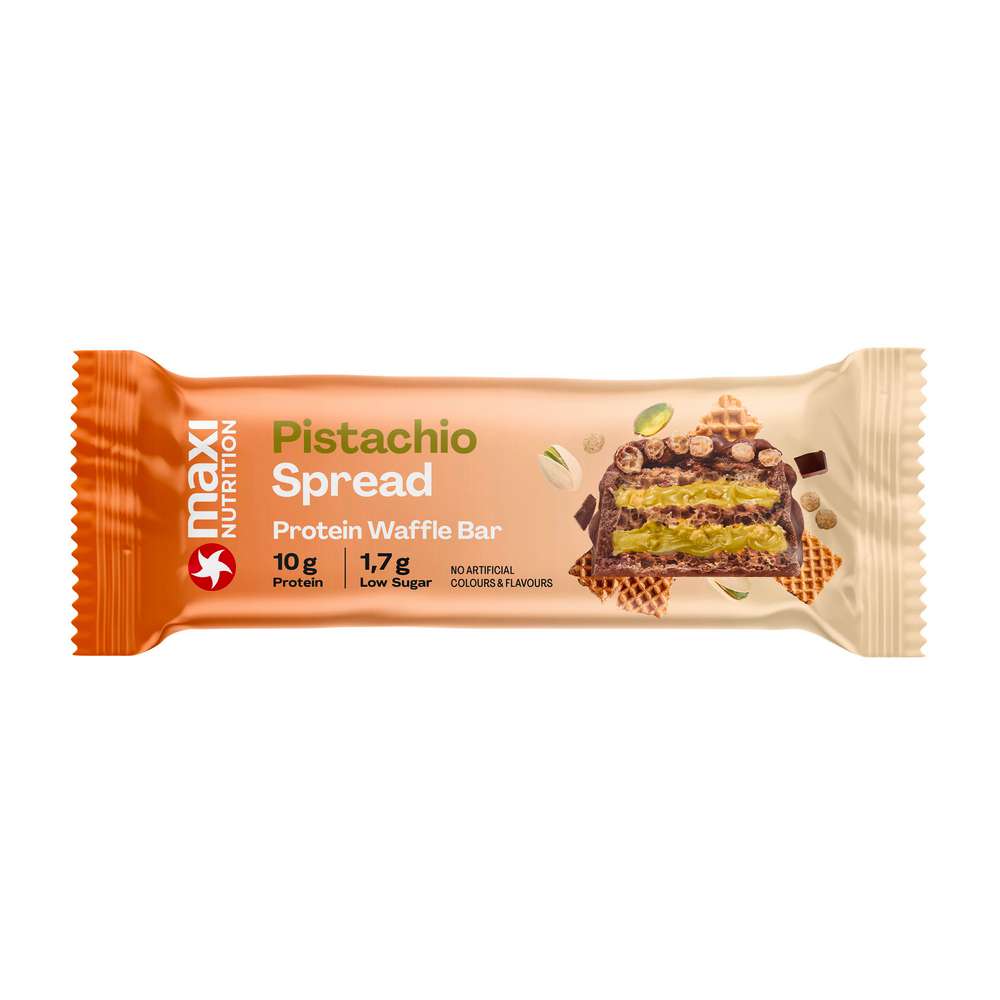 Produktabbildung MaxiNutrition Protein Waffle-Bar, Pistachio Spread