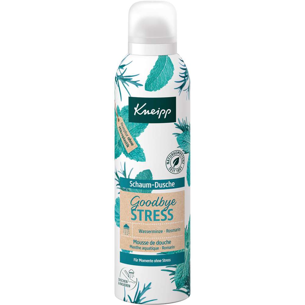 Produktabbildung Kneipp Duschschaum, Goodbye Stress Wasserminze/Rosmarin