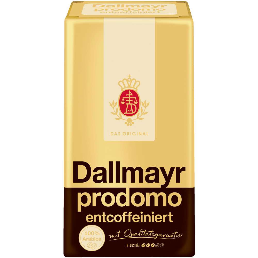 Produktabbildung Dallmayr Kaffee Prodomo entkoffeiniert, gemahlen