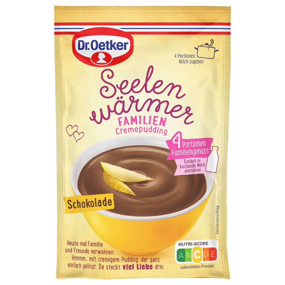 Produktabbildung Dr. Oetker Pudding Seelenwärmer Familie, Schokolade