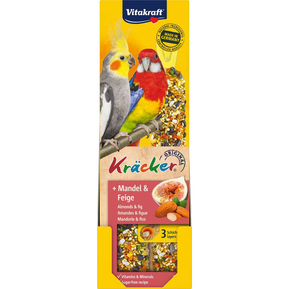 Produktabbildung Vitakraft Vogelfutter Kräcker, Mandel + Feige