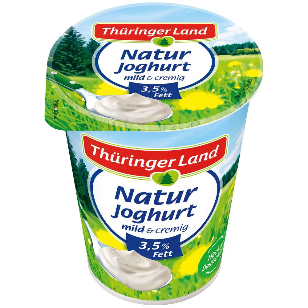 Produktabbildung Thüringer Land Naturjoghurt mild & cremig, 3,5 % Fett