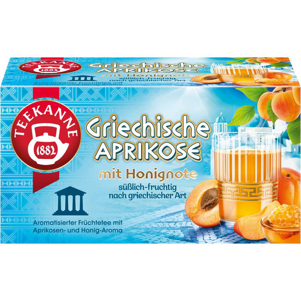 Produktabbildung Teekanne Tee griechische Aprikose mit Honignote