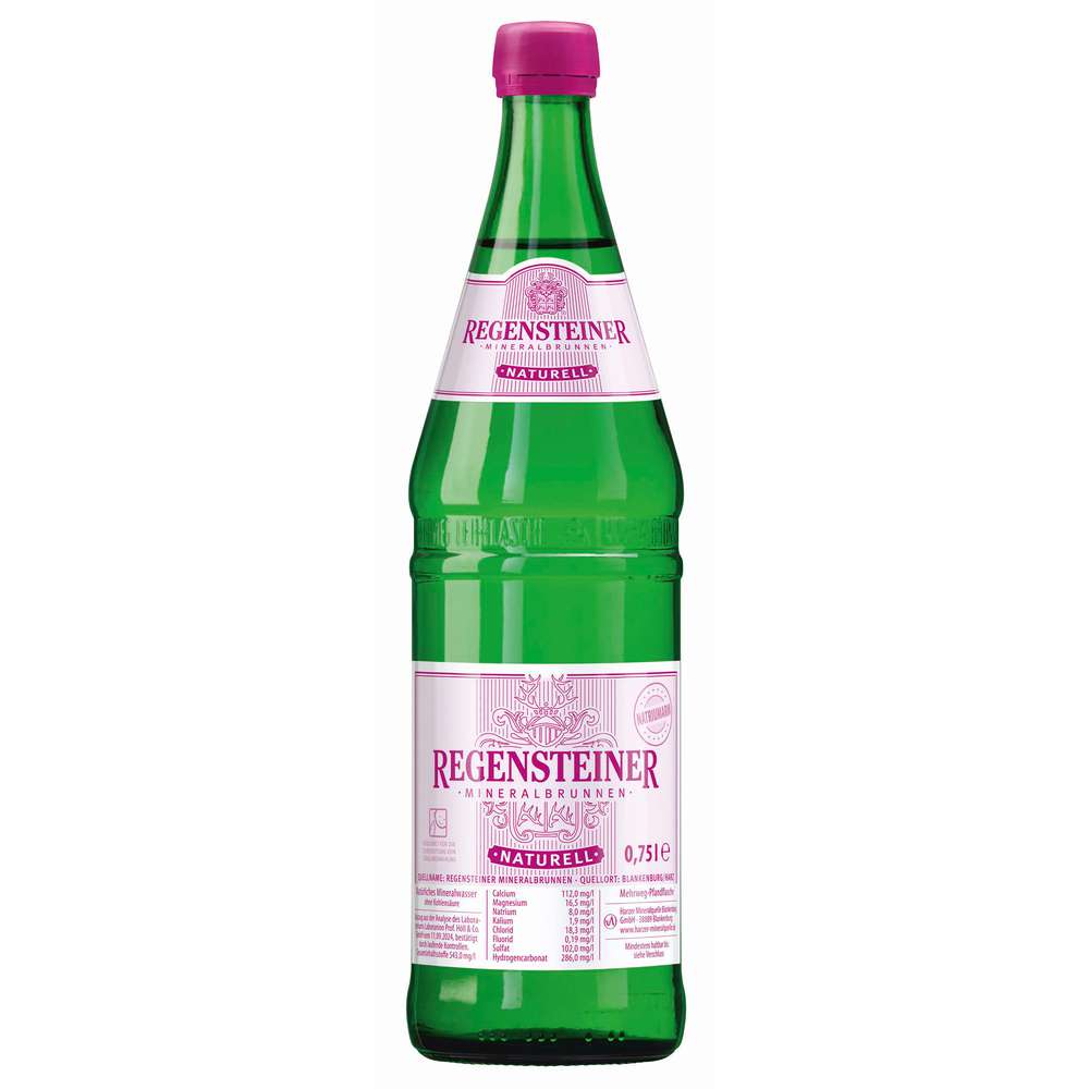 Produktabbildung Regensteiner Mineralwasser ohne Kohlensäure