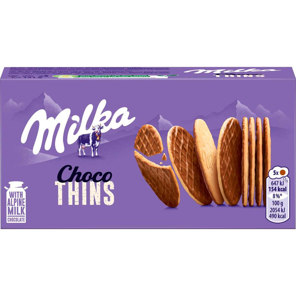 Produktabbildung Milka Kekse, Choco Thins