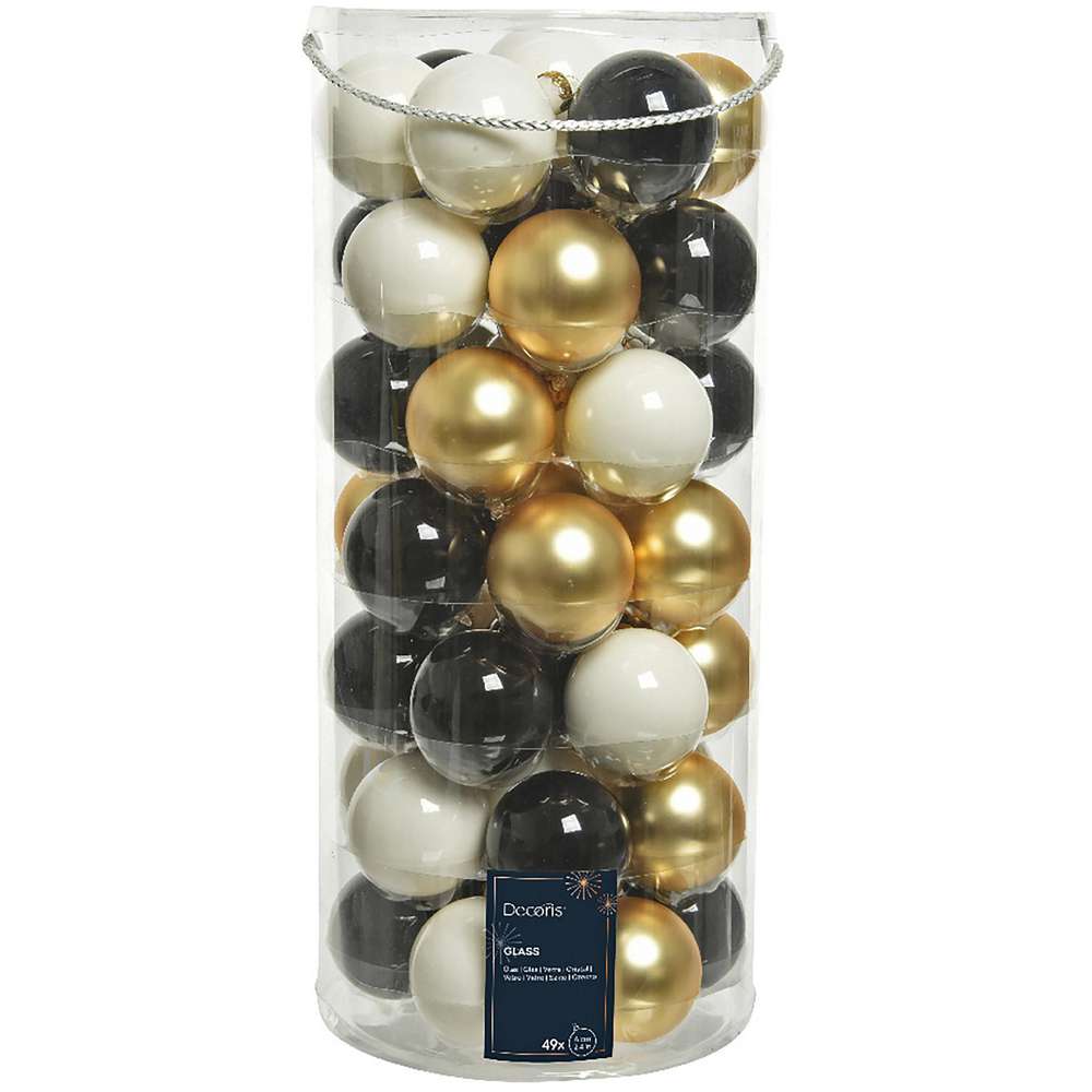 Produktabbildung Kaemingk Kugeln aus Glas, sortiert