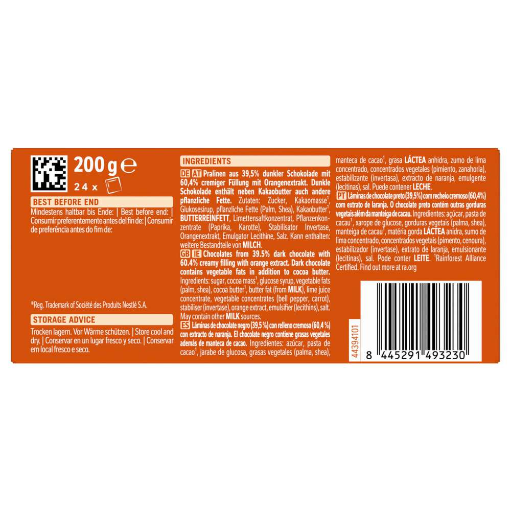 Produktabbildung Nestlé After Eight Dark Chocolate Orange
