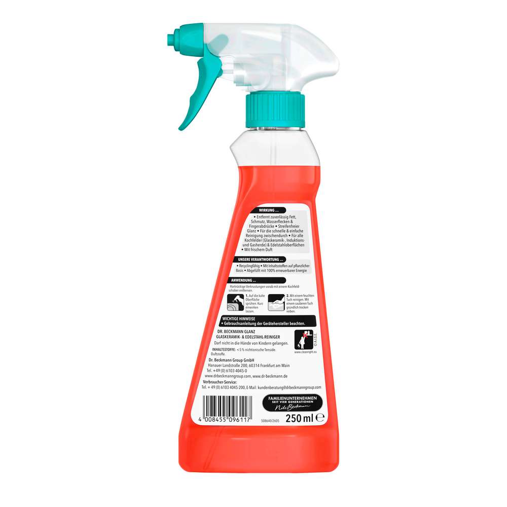 Produktabbildung Dr. Beckmann Glaskeramik-und Edelstahlreiniger, Glanz