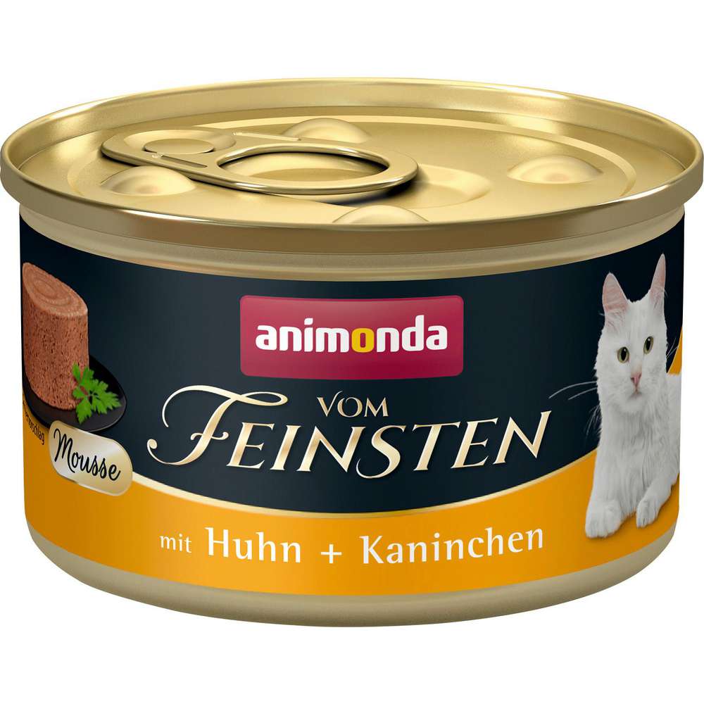 Produktabbildung animonda Katzen-Nassfutter Mousse Huhn/Kaninchen
