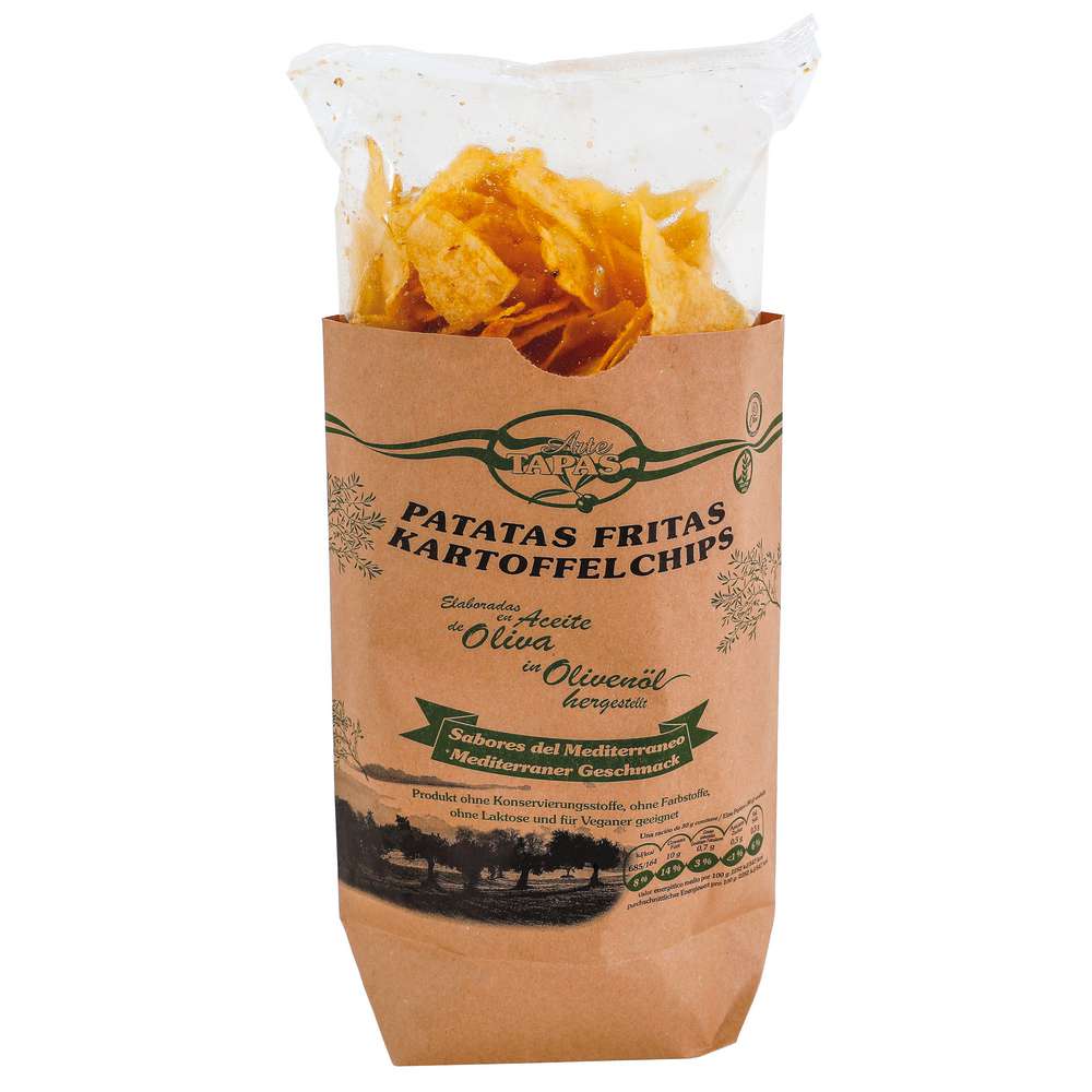 Produktabbildung Arte Tapas Kartoffelchips Olivia