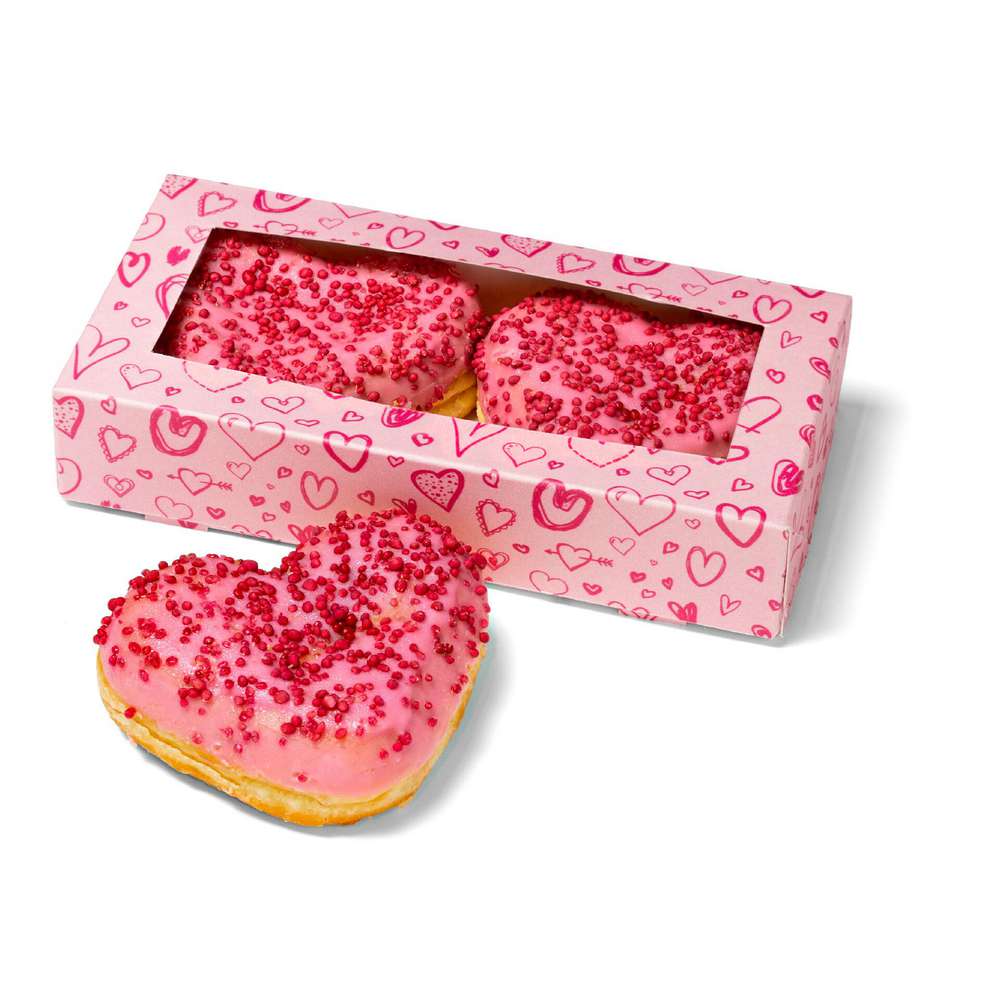 Produktabbildung GLOBUS Meisterbäckerei Herz-Donut, 2er Pack (2x 0,086 Stück)