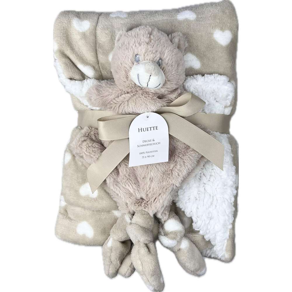 Produktabbildung Huette Decke & Schnuffeltuch Bär