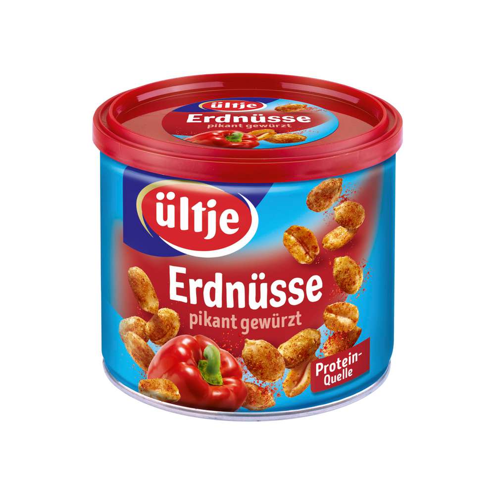 Produktabbildung Ültje Erdnüsse, pikant gewürzt ohne Fett