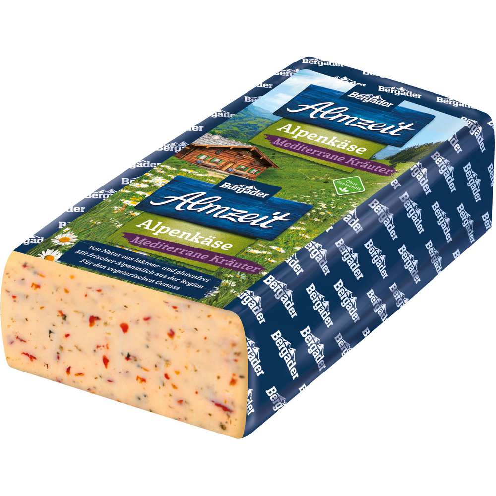 Produktabbildung Bergader Almzeit Alpenkäse Kräuter