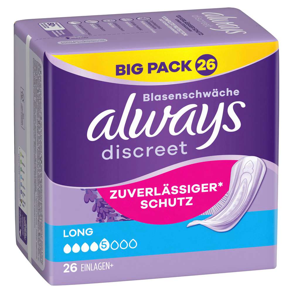 Produktabbildung Always Discreet Blasenschwäche Einlage Long 