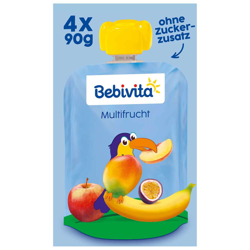 Produktabbildung Bebivita Quetschie, Multifrucht