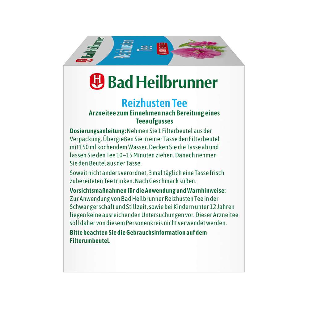 Produktabbildung Bad Heilbrunner Reizhusten Tee