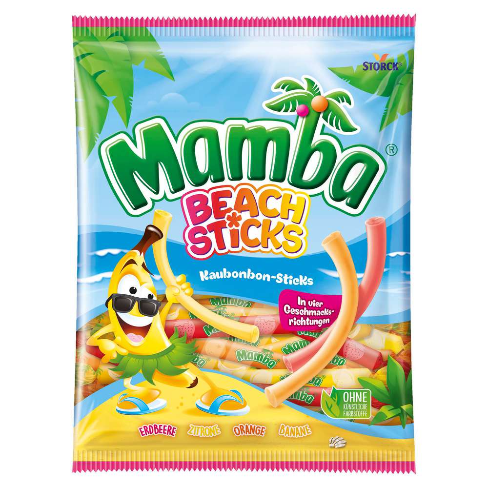 Produktabbildung Mamba Kaubonbons Beach Sticks