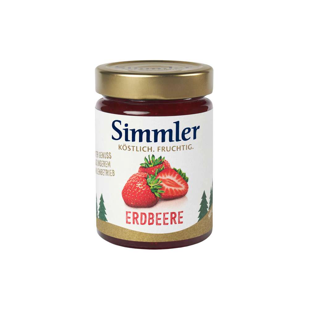 Produktabbildung Simmler Erdbeer-Konfitüre Extra